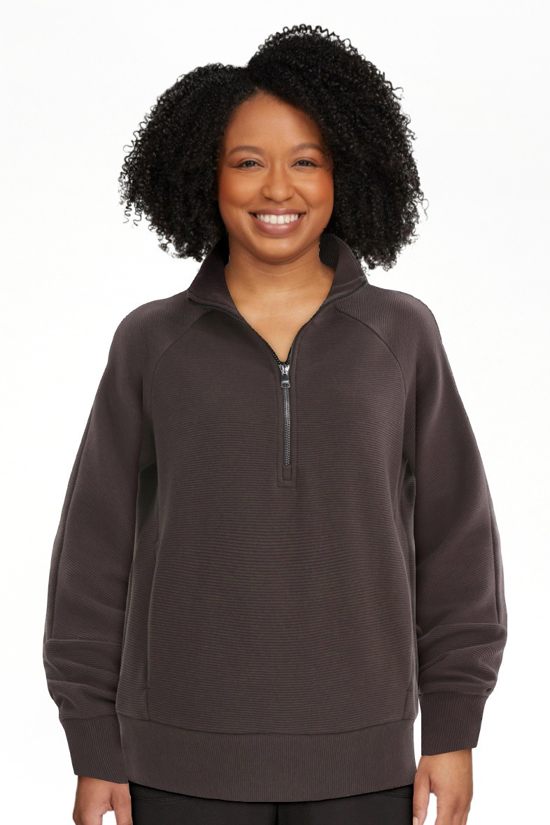 Avia Women's and Women's Ottoman 1/2 Zip Sweatshirt, Sizes XS-4X | Walmart (US)