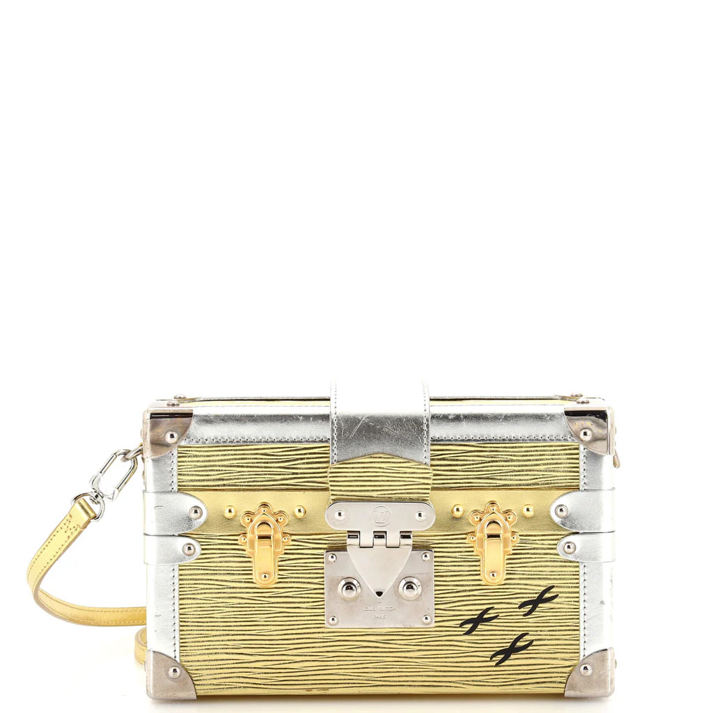Louis Vuitton Petite Malle Handbag Epi Leather Gold 2690096 | Rebag