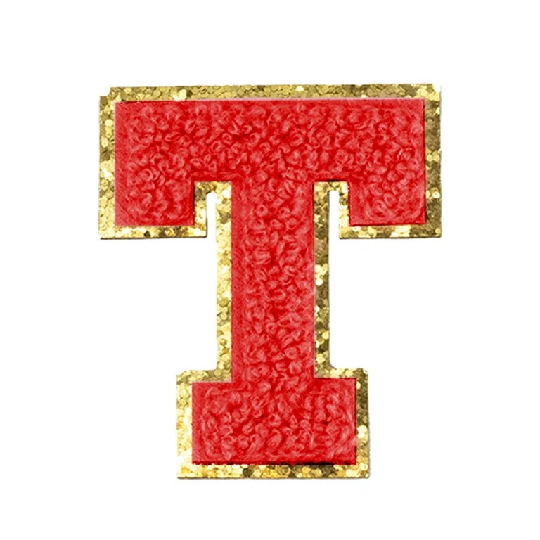 Hello Hobby Chenille T-Red Patch | Walmart (US)