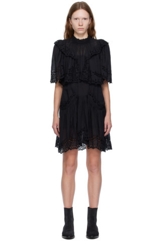 Isabel Marant Etoile - Black Kayene Minidress | SSENSE
