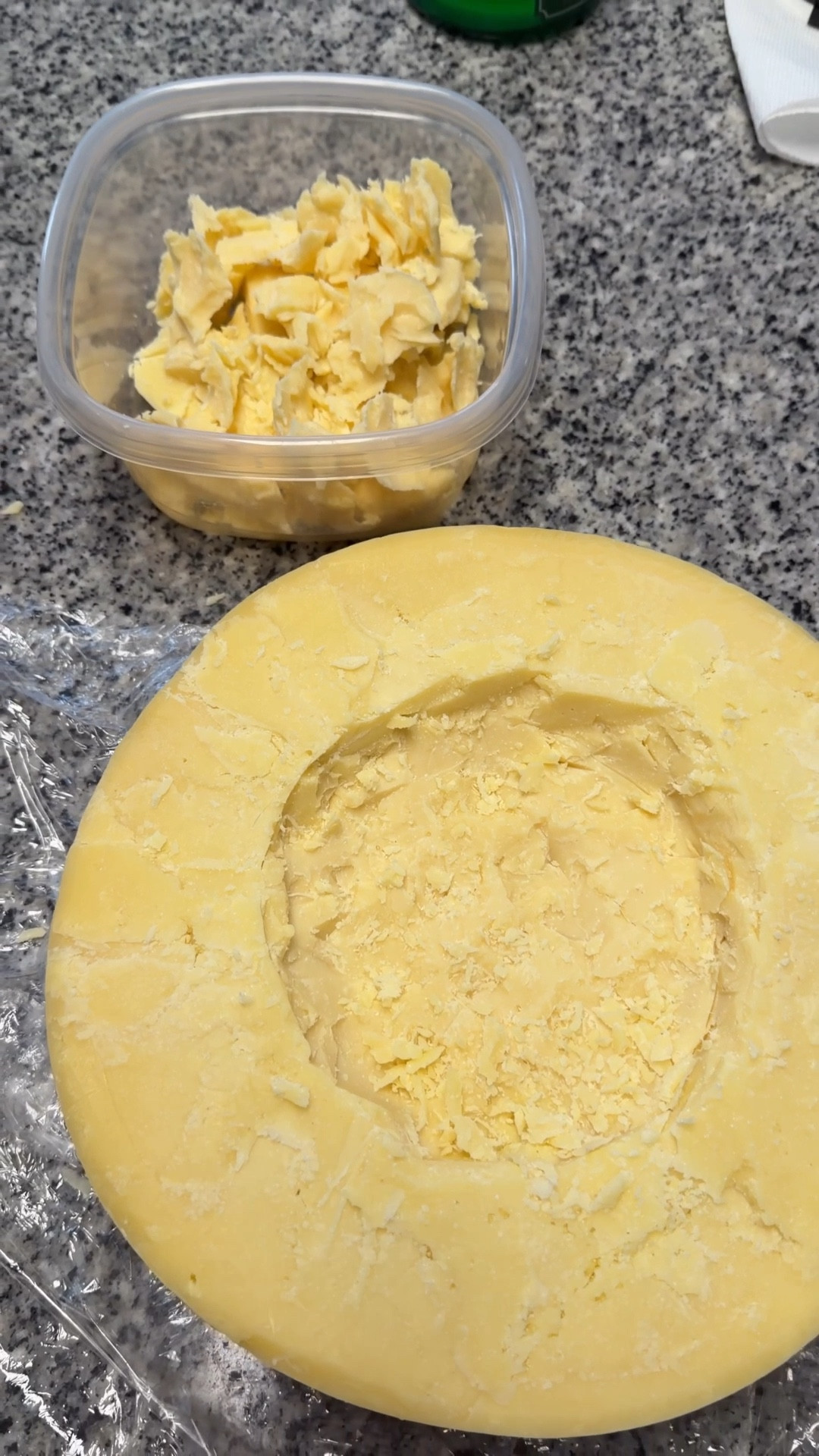 Parmesan cheese wheel 

#LTKfoodie
