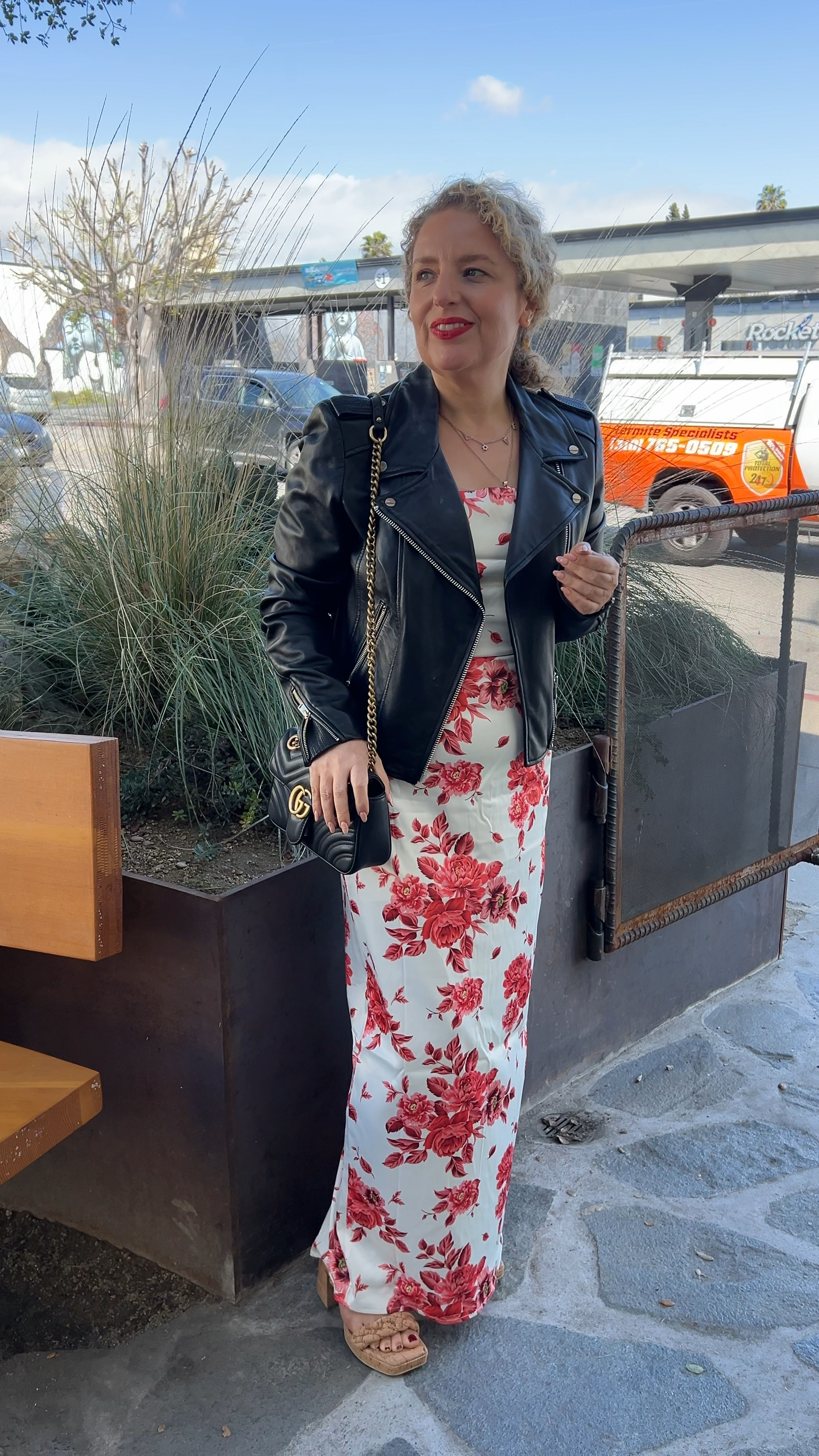 Transition into spring with this Catalina Muse Maxi Dress, the ultimate spring outfit staple! 

Paired this spring dress with a sleek leather jacket, it's versatile for any occasion, whether it's a spring wedding guest dress, a gala or a casual hangout. 

This Peppermayo Exclusive features a gorgeous floral print, a straight neckline, and a back split, making it a must-have for the season. 

I’m wearing size 8, equivalent to an AU size 12. IMHO it runs big. I could have fit into size 6. Normally, Australian brands run smaller that’s why I went with size 8. 

Don't miss out on effortless spring style! 

Makeup by Mac and Clinique  

#LTKGala #LTKVideo #LTKwedding