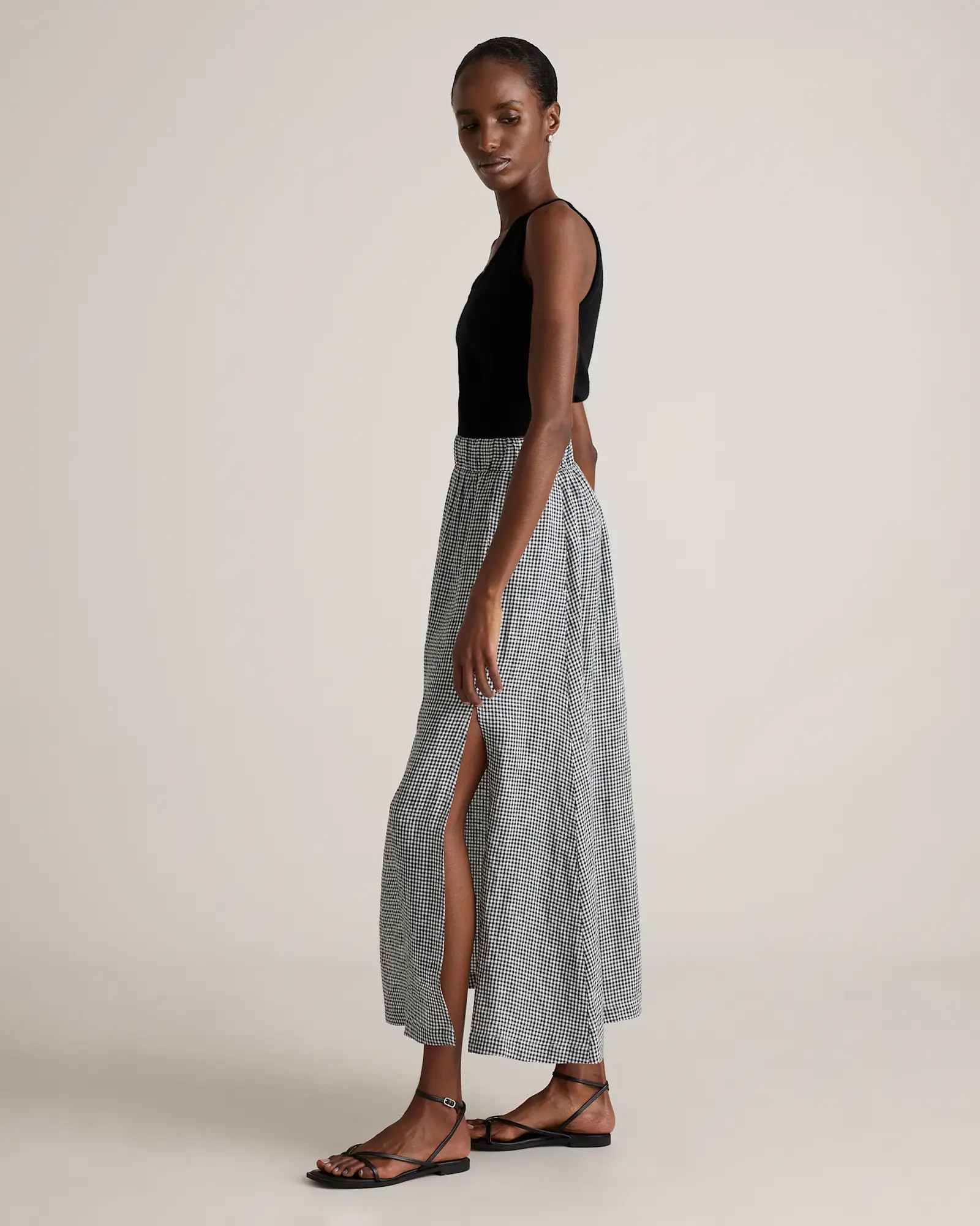 100% European Linen Maxi Skirt | Quince