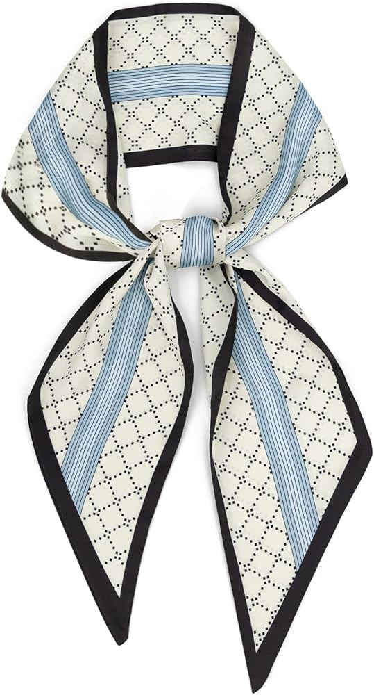 vimate Hair Scarf for Women Fashion Satin Silky Feeling Neck Scarf Bag Purse Scarf for Handbag Ha... | Amazon (US)