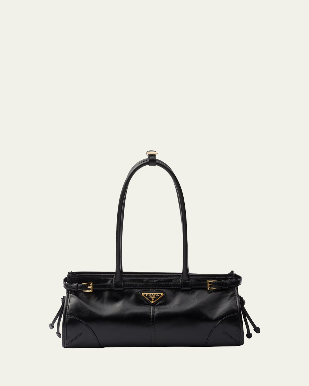 Medium East-West Leather Shoulder Bag | Bergdorf Goodman