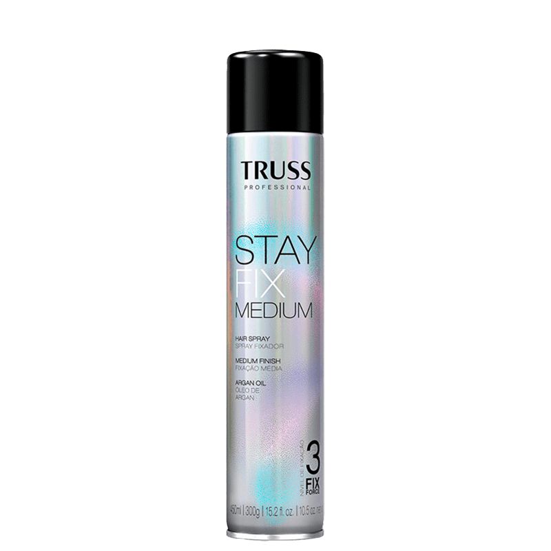 TRUSS Stay Fix Medium
        
            
                 - Spray Fixador 450ml | Beleza Na Web (BR)