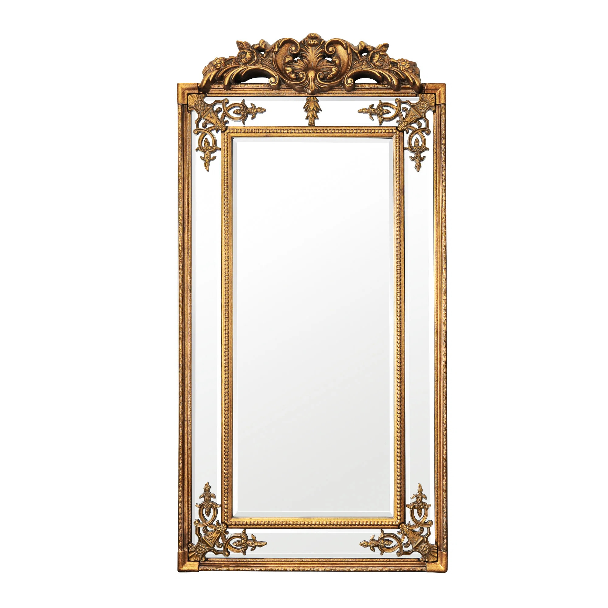 Rosdorf Park Antique Vintage Floor Full Mirror | Wayfair | Wayfair North America