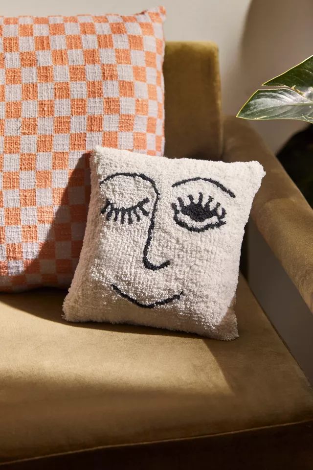 Winky Mini Tufted Throw Pillow | Urban Outfitters (US and RoW)