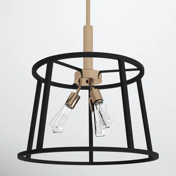 Brielle 3 - Light Unique / Statement Geometric Chandelier | Wayfair North America