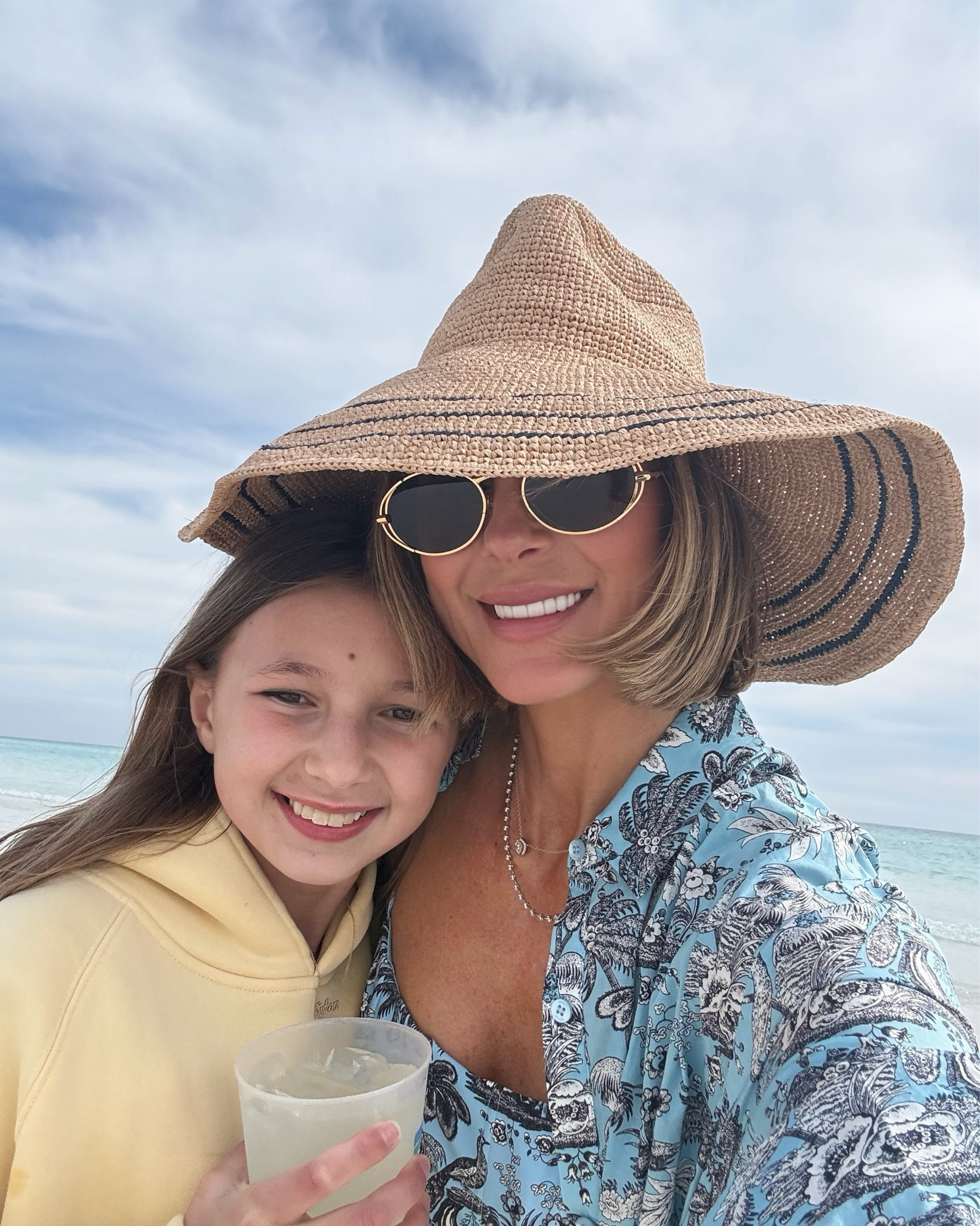 Vacation swim look, mom friendly 