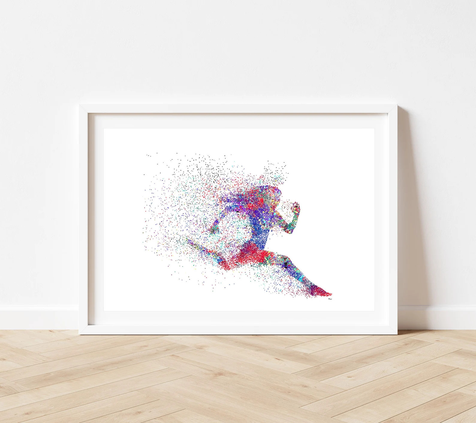 Female Runner watercolor print running poster runner illustration sport art print the runner wall... | Etsy (US)