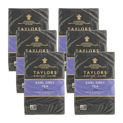 Taylors Of Harrogate Earl Grey Black Tea - Case of 6 boxes/50 bags | Target
