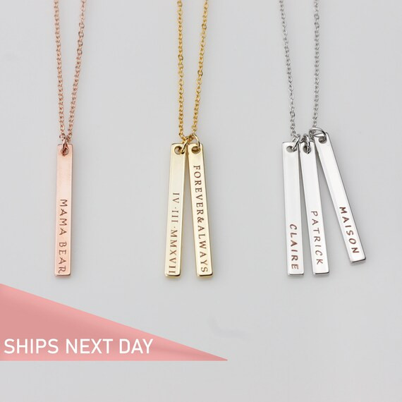 Personalized Necklace Mothers Day Necklace Custom Name Necklace Baby Name Necklace Family Tree Ne... | Etsy (US)