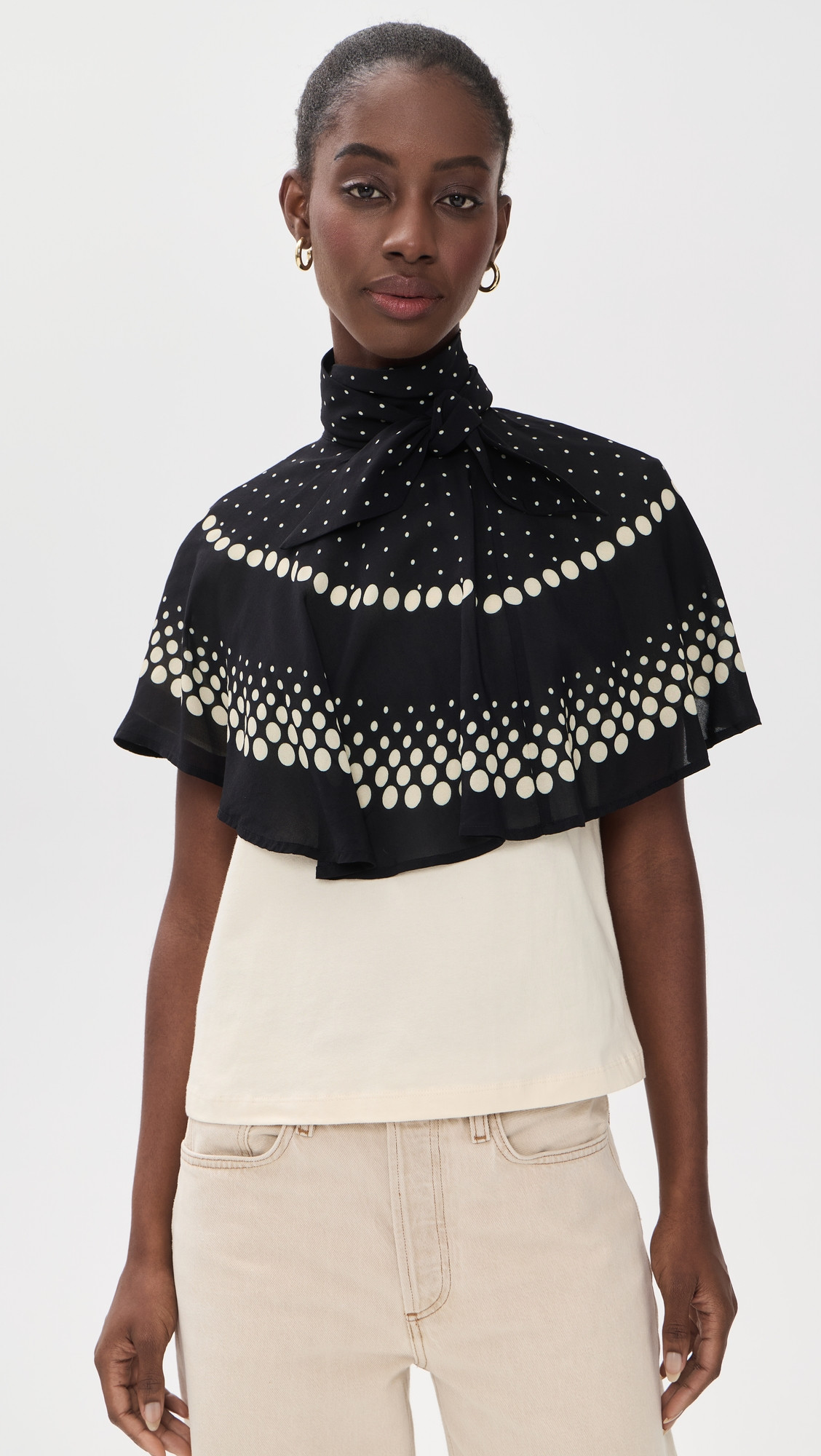 Sea Elly Polka Print Cape T-Shirt Multi XXS | Shopbop