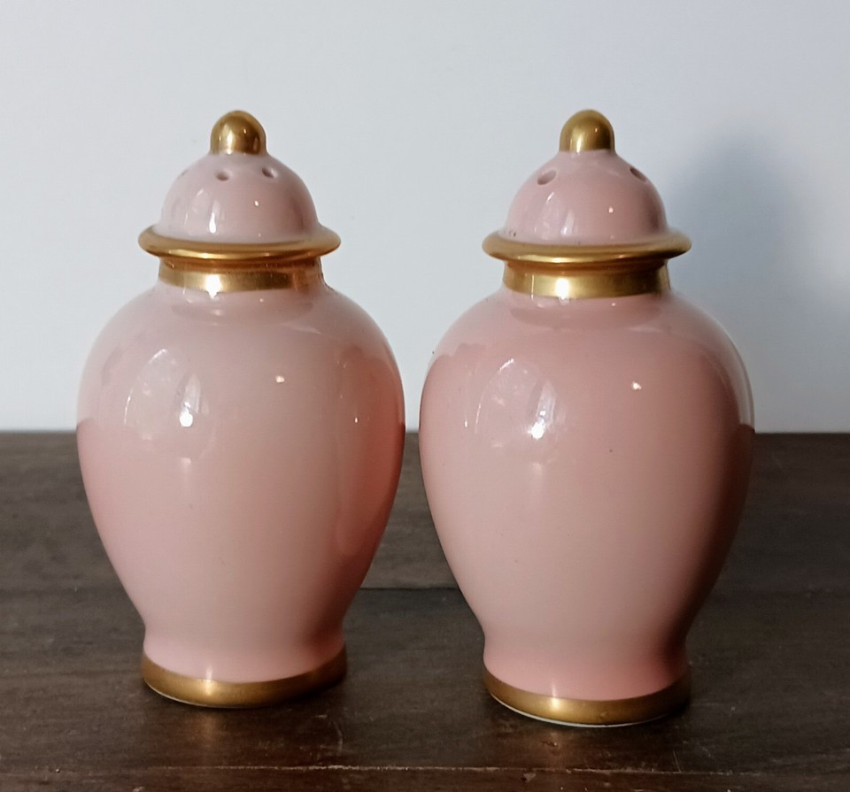 Vintage Fitz And Floyd  Renaissance Peach Salt And Pepper Shakers  | eBay | eBay US
