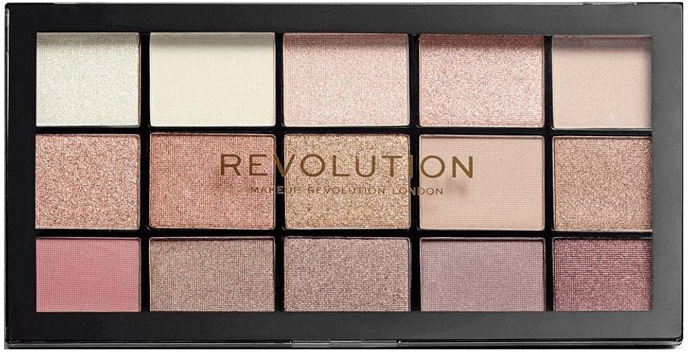 Revolution, Reloaded Eyeshadow Palette, Highly Pigmented, Matte & Shimmer Finishes, 15 Shades, Ic... | Amazon (US)