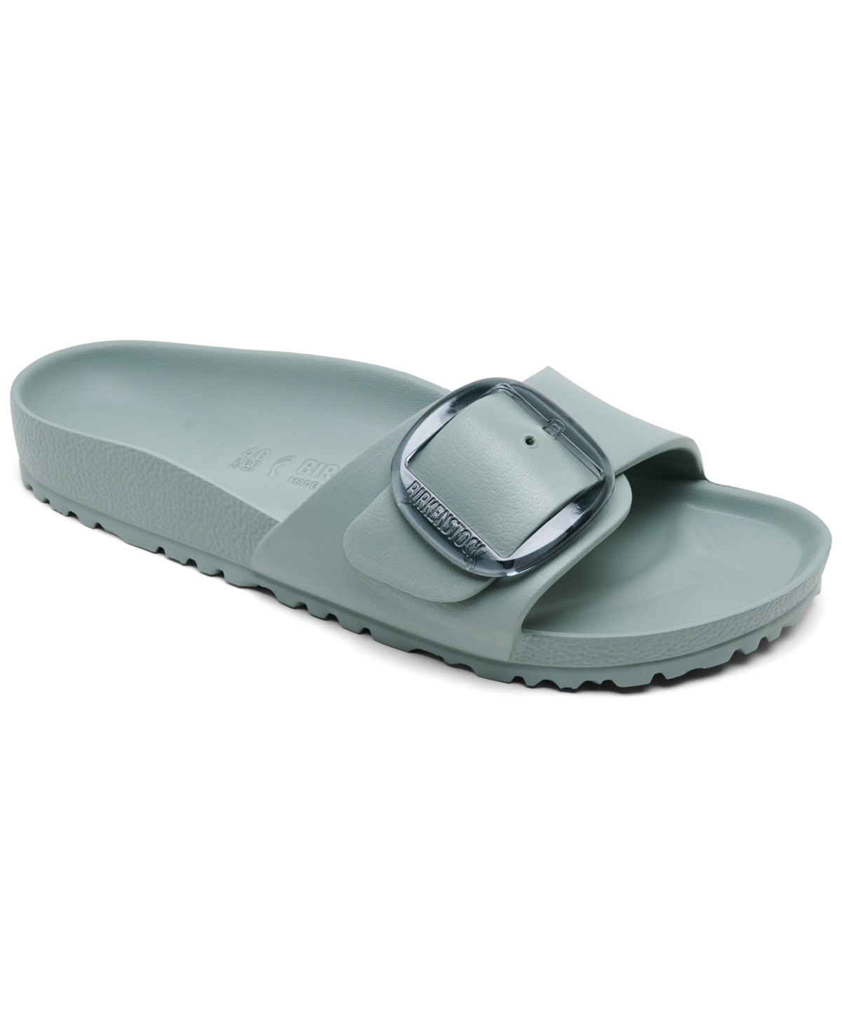 Birkenstock Women's Madrid Big Buckle Eva Sandals from Finish Line - Pure Sage | Macy's