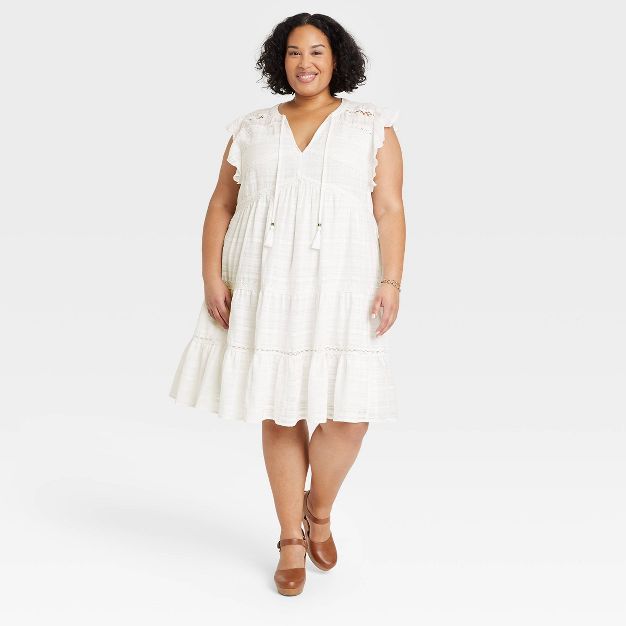 Women's Flutter Short Sleeve Dress - Knox Rose™ | Target