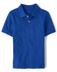 Boys Uniform Short Sleeve Pique Polo | The Children's Place