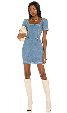 Boyish X REVOLVE Robin Dress in Denim from Revolve.com | Revolve Clothing (Global)
