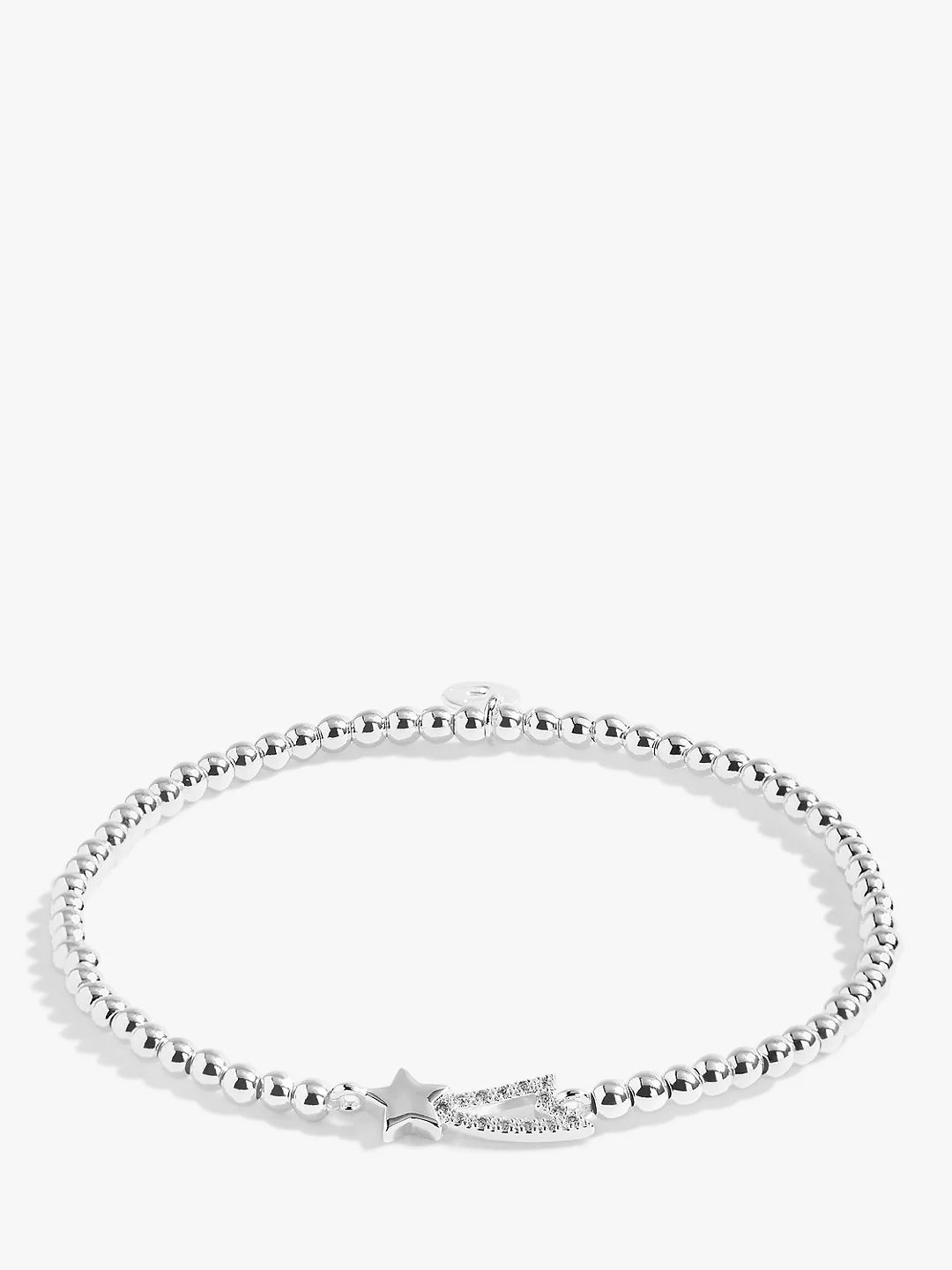 Joma Jewellery A Little Christmas Wish Bracelet, Silver | John Lewis (UK)