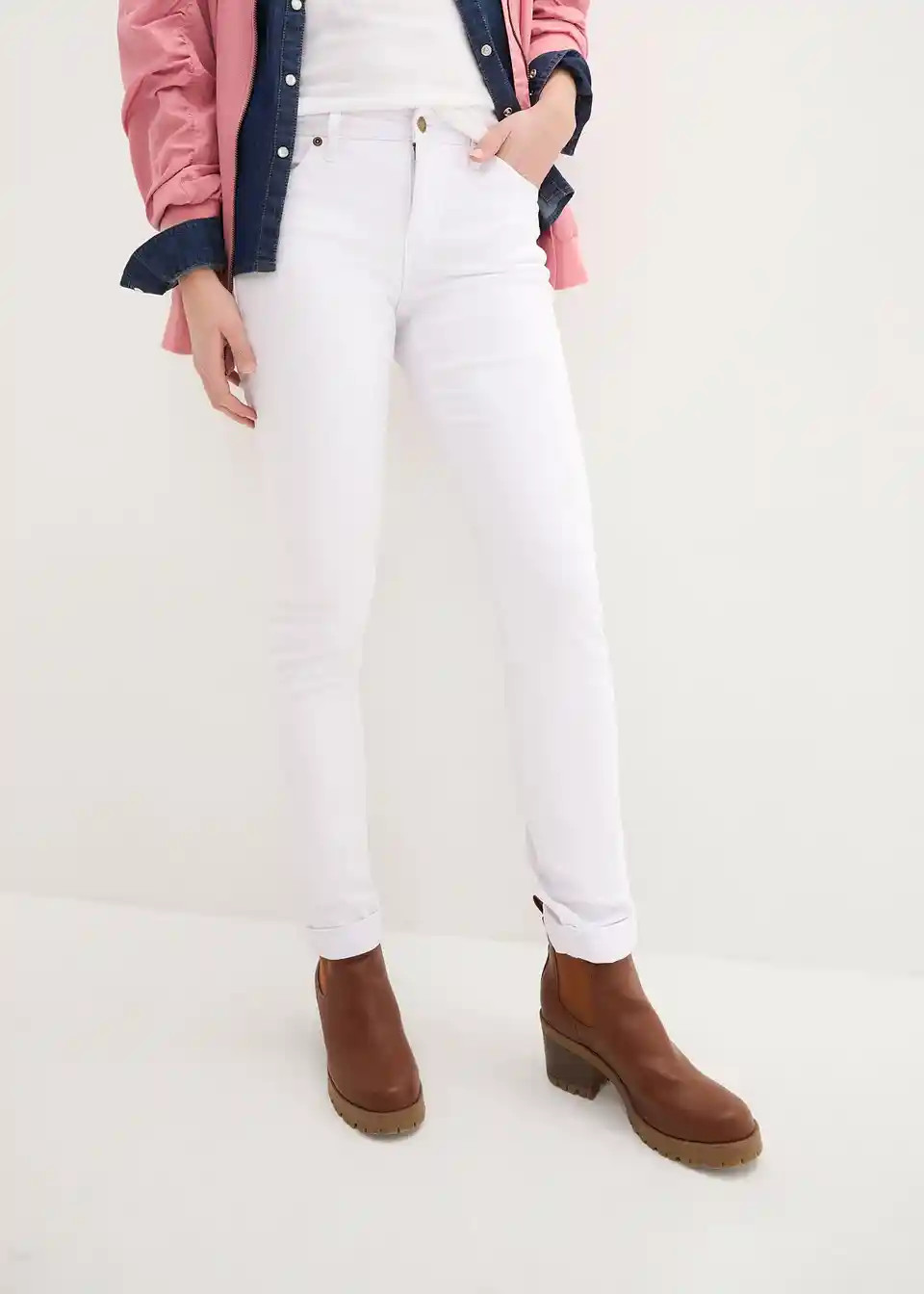 Straight Jeans Mid Waist, Stretch | Bonprix DE