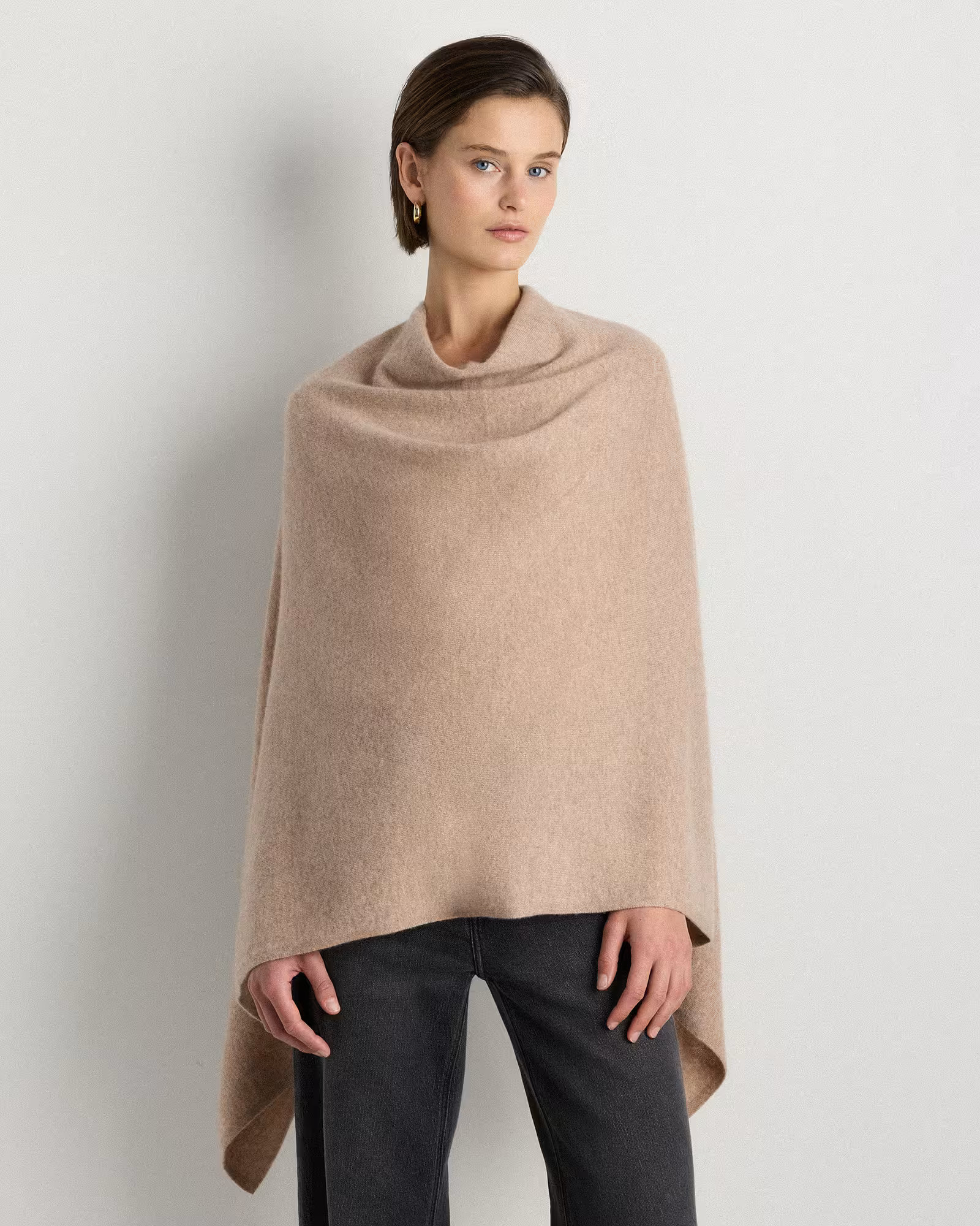 Mongolian Cashmere Poncho | Quince