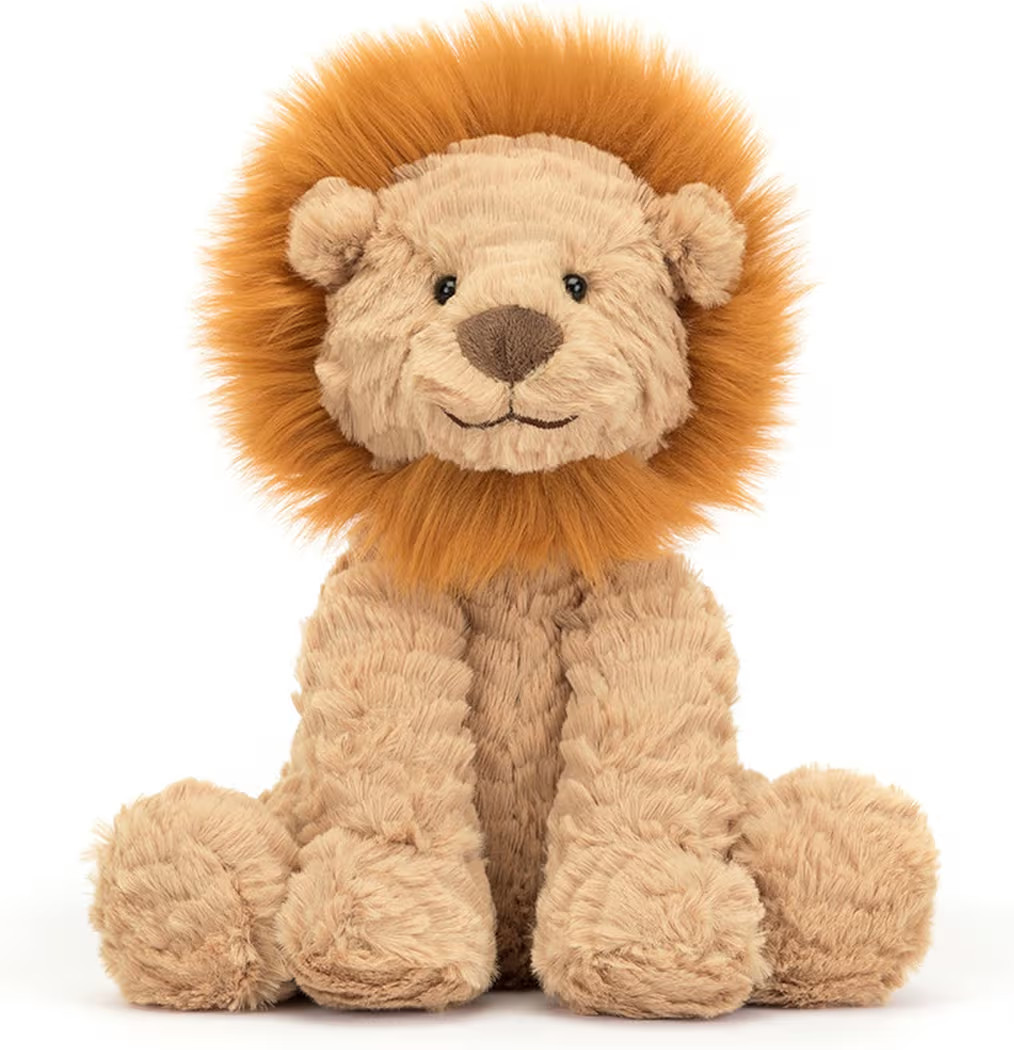 Jellycat Fuddlewuddle Lion Stuffed Animal, Medium 9 inches - Big Cat Plush Toy - Classic Children... | Amazon (US)