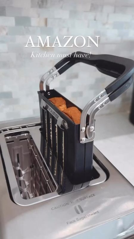 Amazon kitchen must have. The best toaster ever, you can select the type of bread, how toasted you want it, and can even make grilled sandwiches with it.

#LTKhome #LTKU #LTKVideo