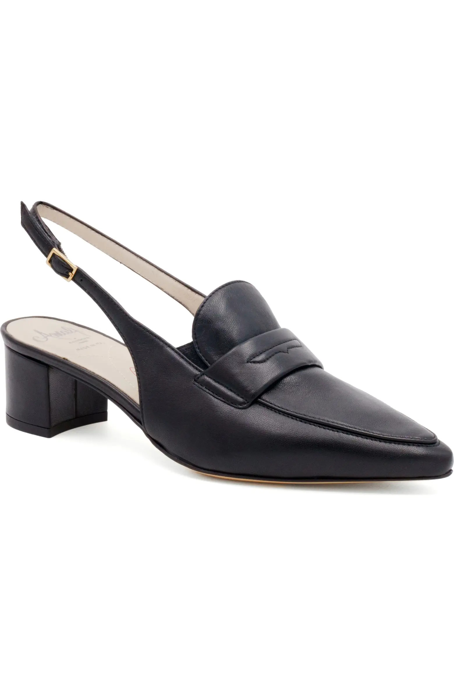 Amalfi by Rangoni Poseidone Slingback Pointed Toe Loafer Pump (Women) | Nordstrom | Nordstrom