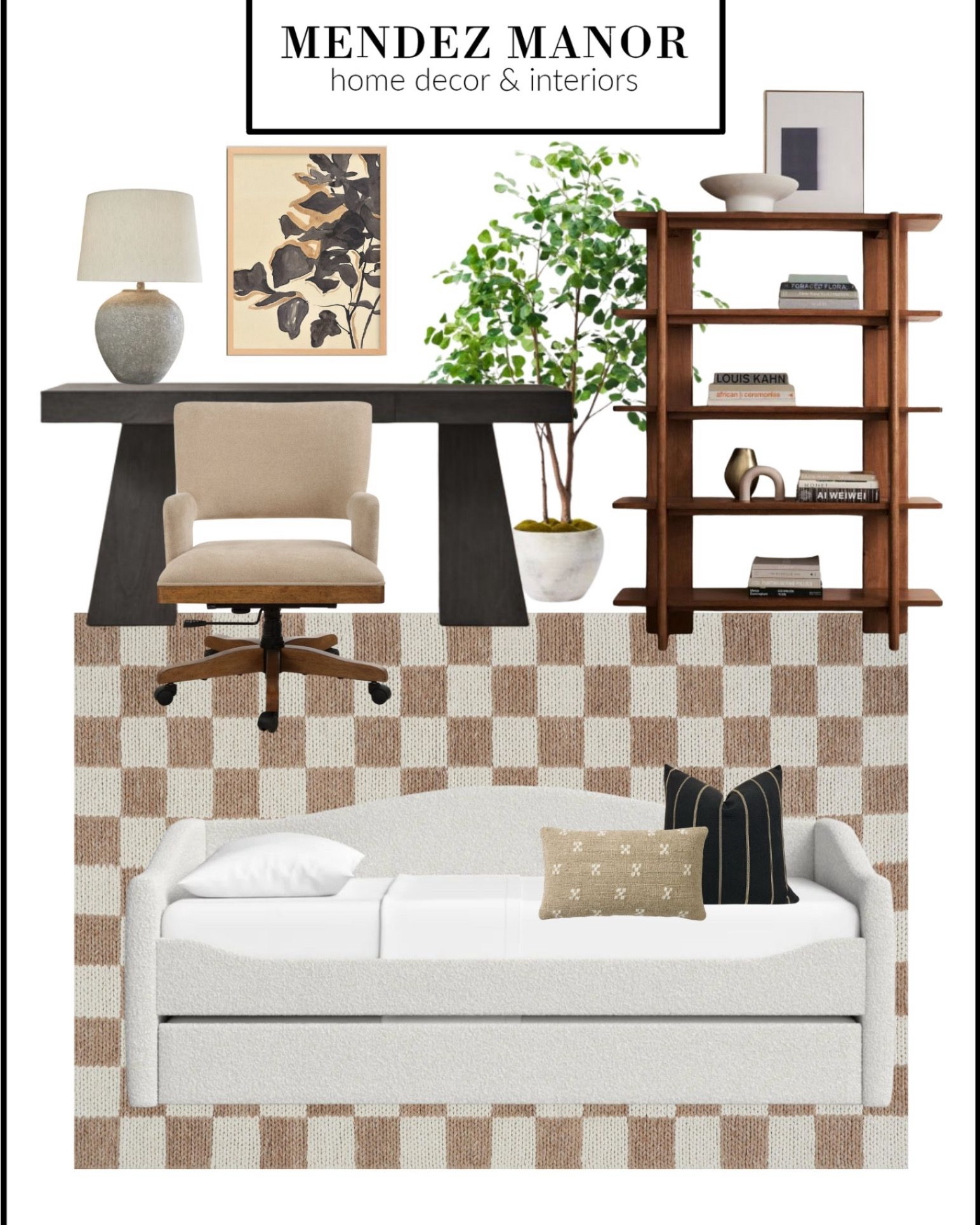 Checkered area rugs and grid area rugs are trending right now so I thought I’d share some of my favorites and some furniture picks to pair with them. 

With my virtual interior design services I am able to help my clients create a professional level of design within their home. 

When you work with me you will go from being stuck in a Pinterest rabbit hole to having a clear vision, mapped out plan & expert guidance for creating a home you dream of! 

Click the link in bio to learn more about my FREE Discovery Call!

#homeoffice #daybed #trundlebed #bedroom #guestroom #livingroom #sofa #couch #chaise #arearug #checkeredrug #bookshelf

#LTKSaleAlert #LTKCyberWeek #LTKHome