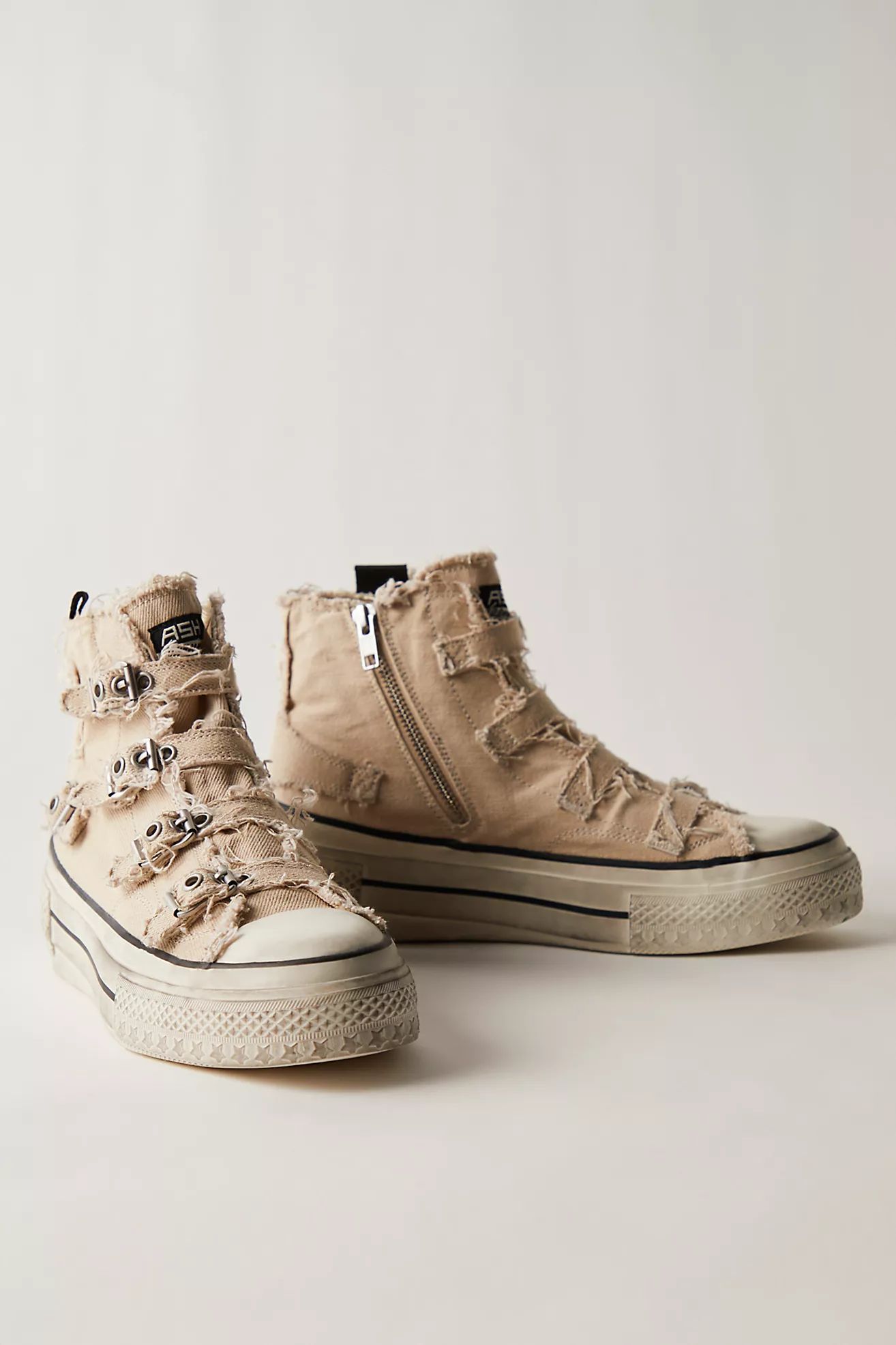 Mae Buckle Hi Top Sneakers | Free People (Global - UK&FR Excluded)