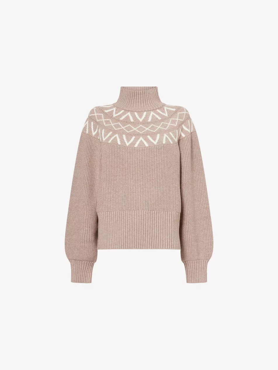 Marcie Fairisle Yoke Knitted Jumper | Selfridges