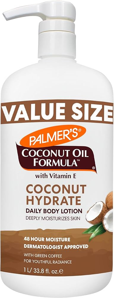 Palmer's Coconut Oil Formula Body Lotion for Dry Skin, Hand & Body Moisturizer with Green Coffee ... | Amazon (US)