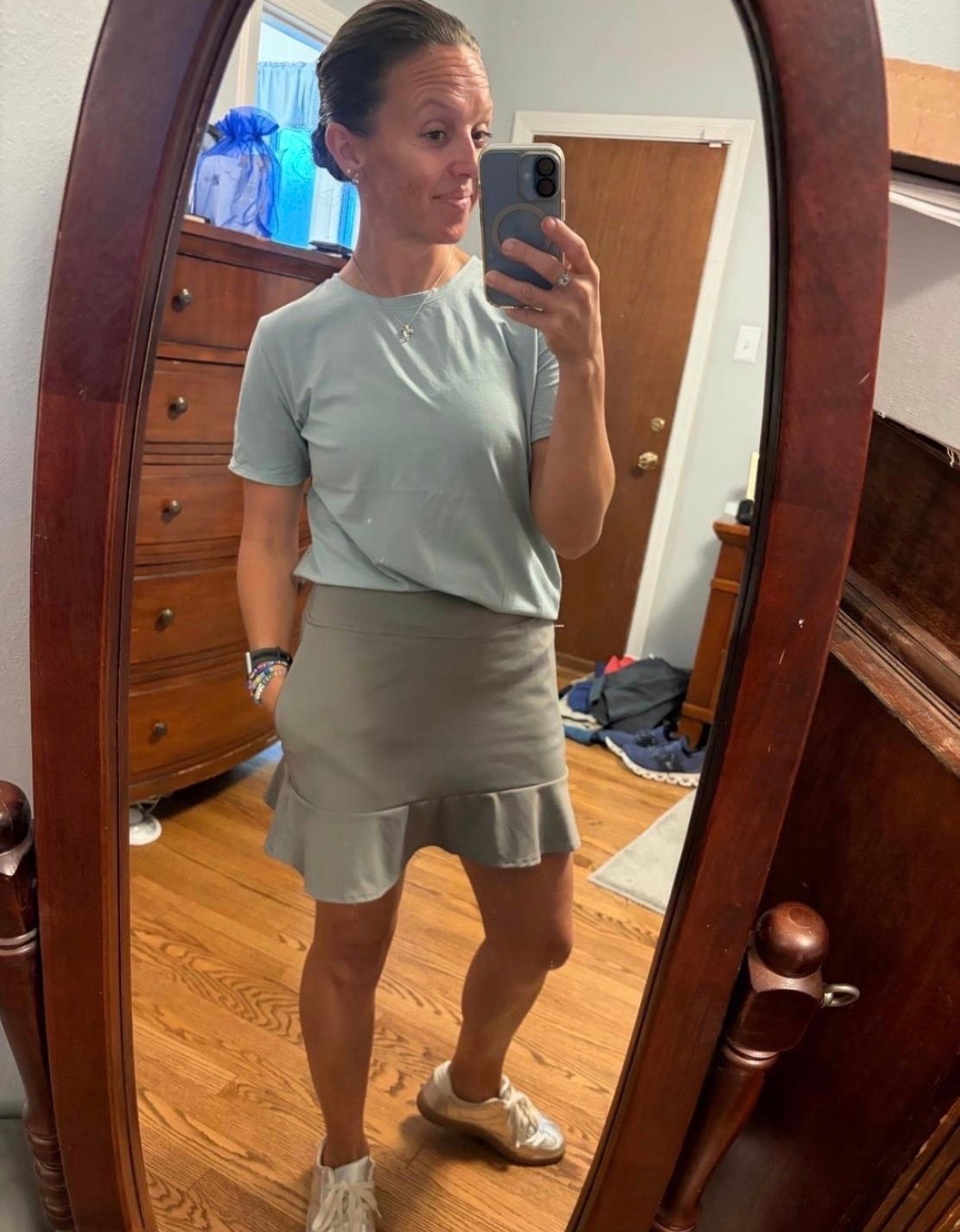 This skirt is a great dupe and tee is awesome quality; both come in more colors. 


#LTKActive #golfskirt #amazon #under15 #skort #designerdupe #lookalike #athleisure #favetee #tshirt #LTKU #LTKOver40