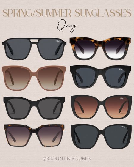 Complete your outfit with these sunglasses from Quay! Choose any style from this collection!
#eyewearreco #springfashion #resortwear #summeraccessories

#LTKstyletip #LTKSeasonal #LTKfindsunder50