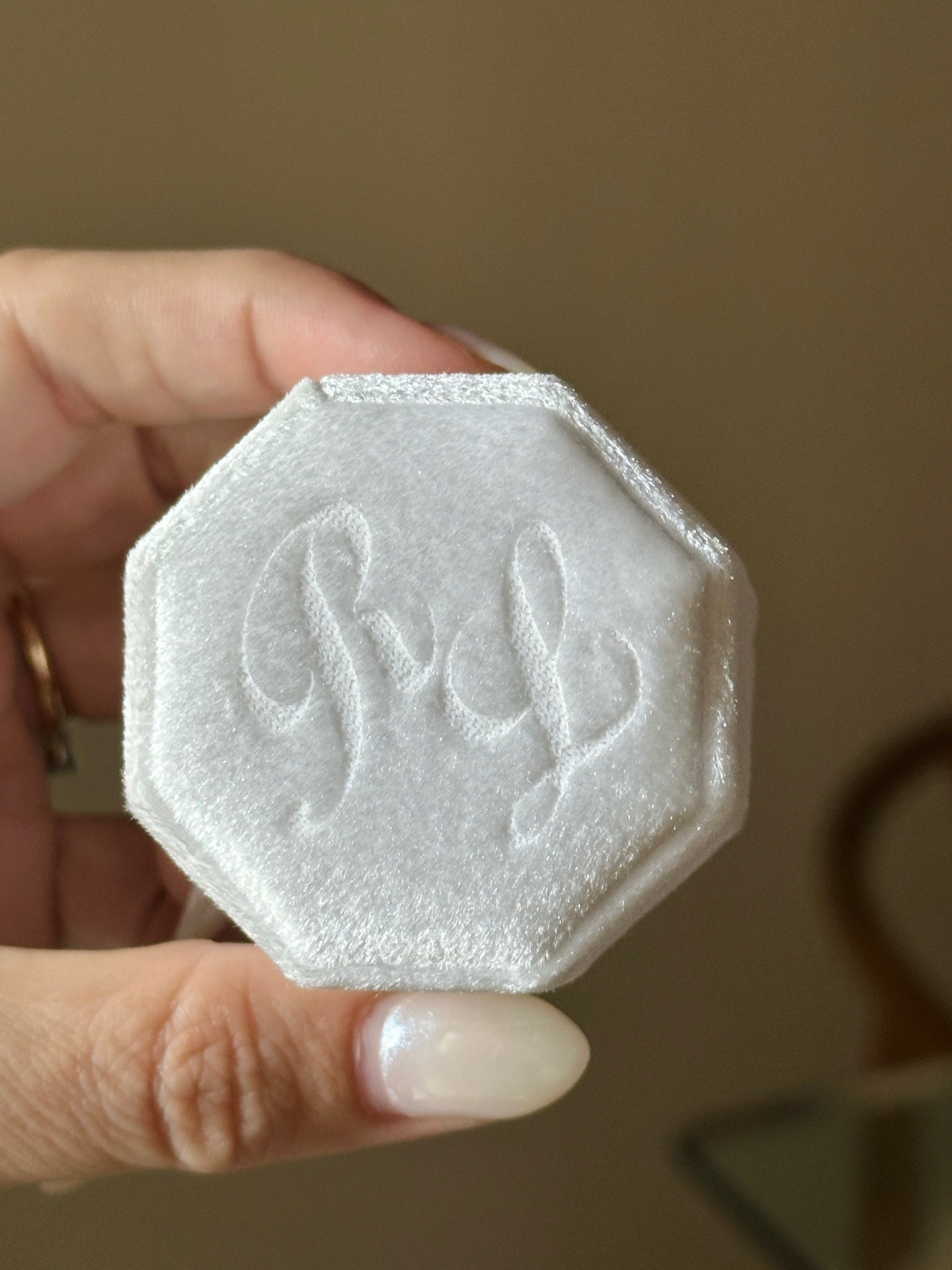 So affordable for a custom ring box!! If you’re also a bride to be, this velvet box with our initials is going to be a simple but sweet detail on our big day. Love this Etsy find! #weddingdetails #bridalfinds

#LTKdayinmylife #LTKWedding