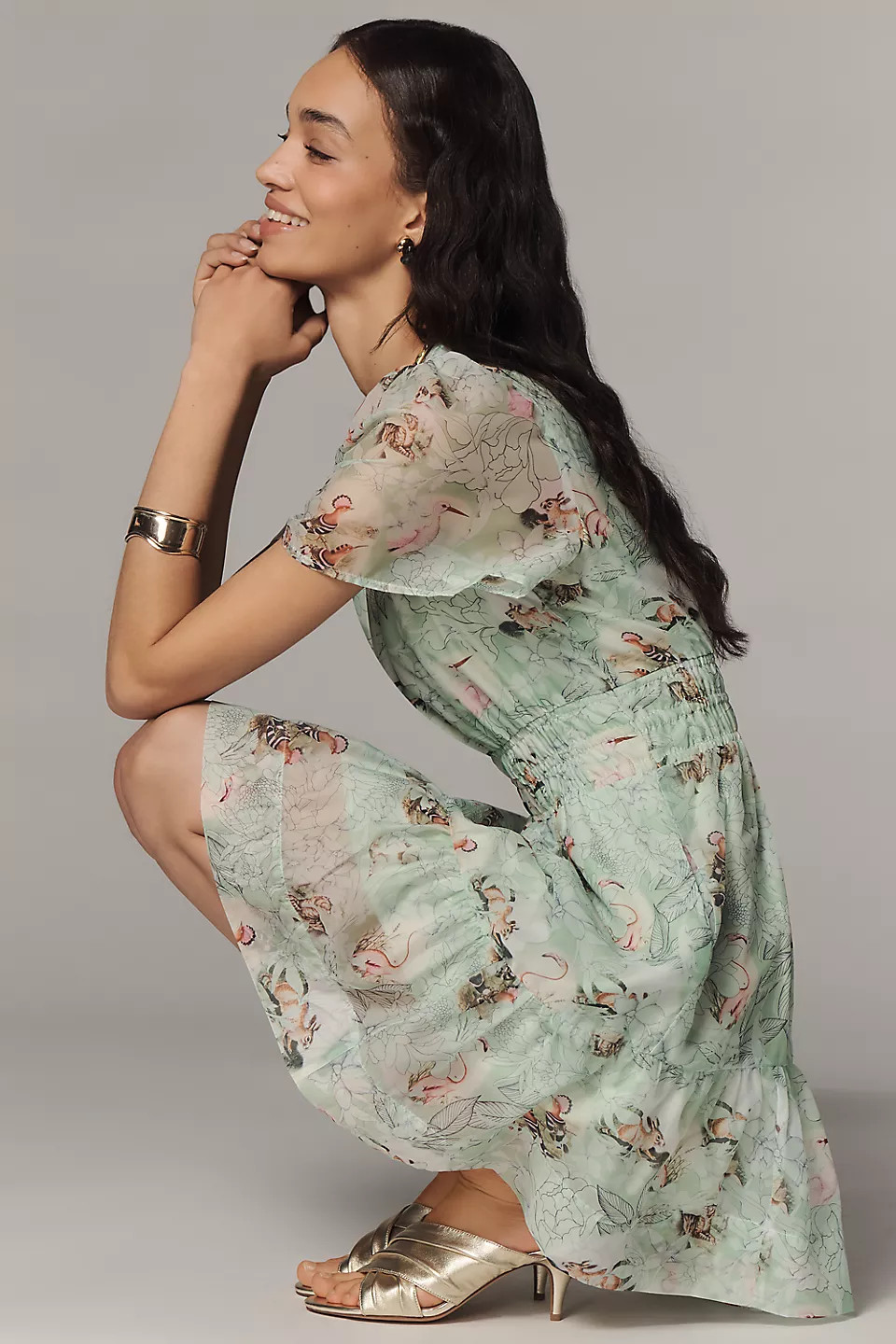 The Somerset Organza Mini Dress | Anthropologie (US)