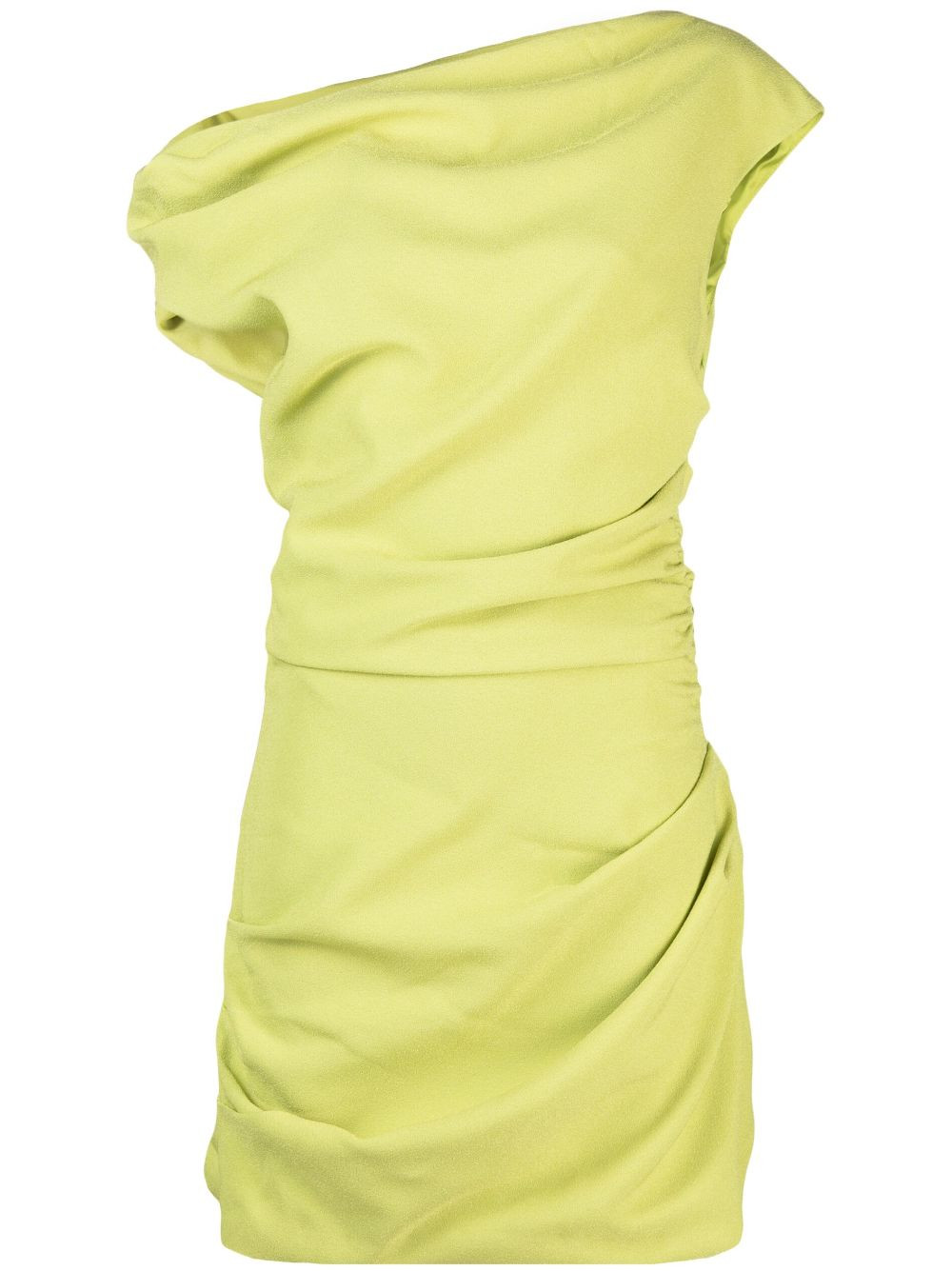 Paris Georgia Remmy one-shoulder minidress - Green | Farfetch Global