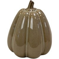 Four Candle 15cm Caramel Glazed Ceramic Pumpkin Ornament in Tan | Debenhams UK