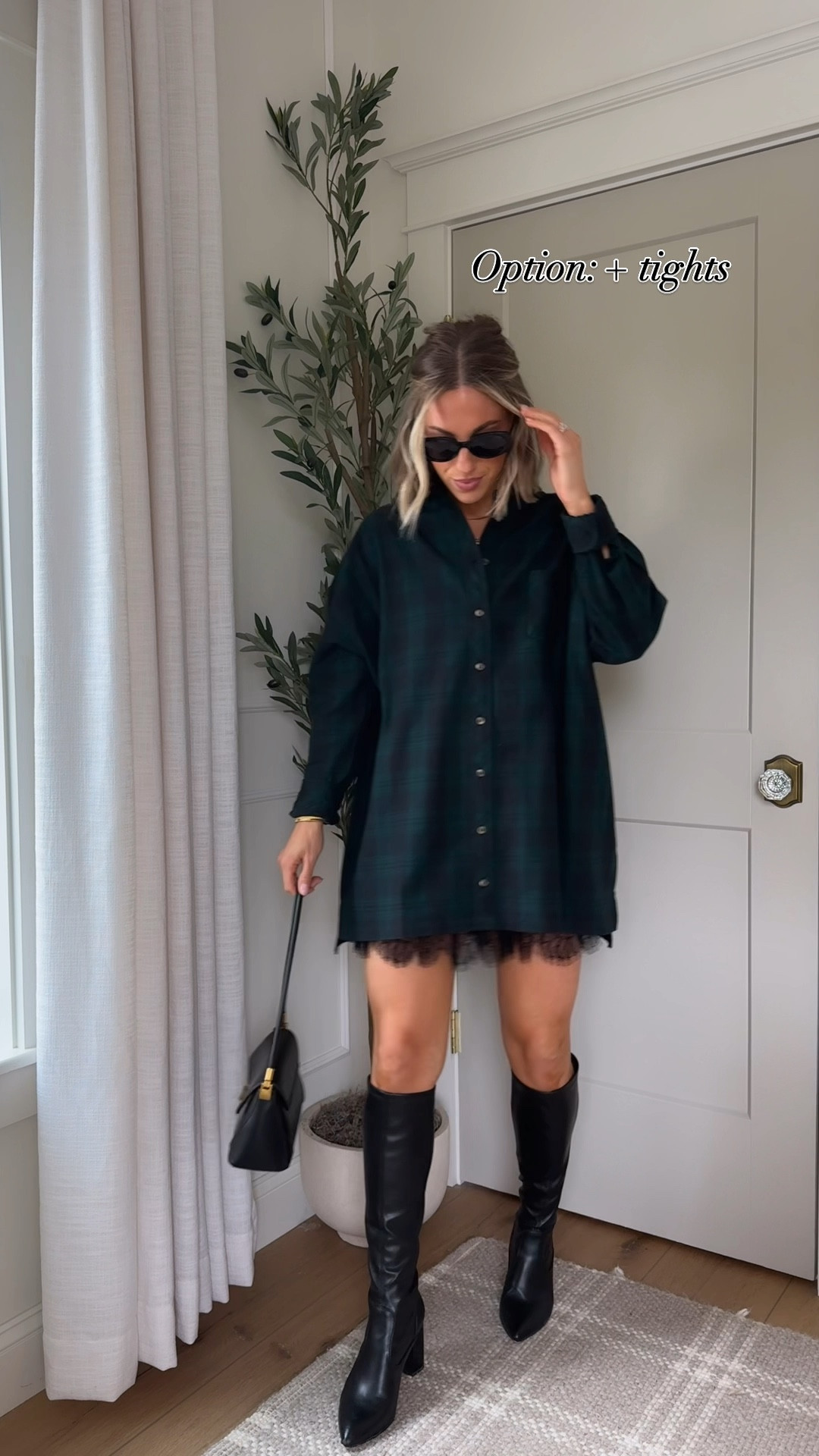 Styling an oversized flannel 👌🏻 I am all about the short skirts, shorts & dresses this fall with the high boots- YES PLEASE 🔥 (wearing everything in a size small) #LTKVideo

#LTKStyleTip #LTKSeasonal