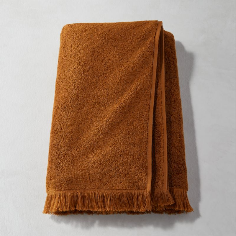 Kindred Organic Cotton Tawny Bath Towel + Reviews | CB2 | CB2