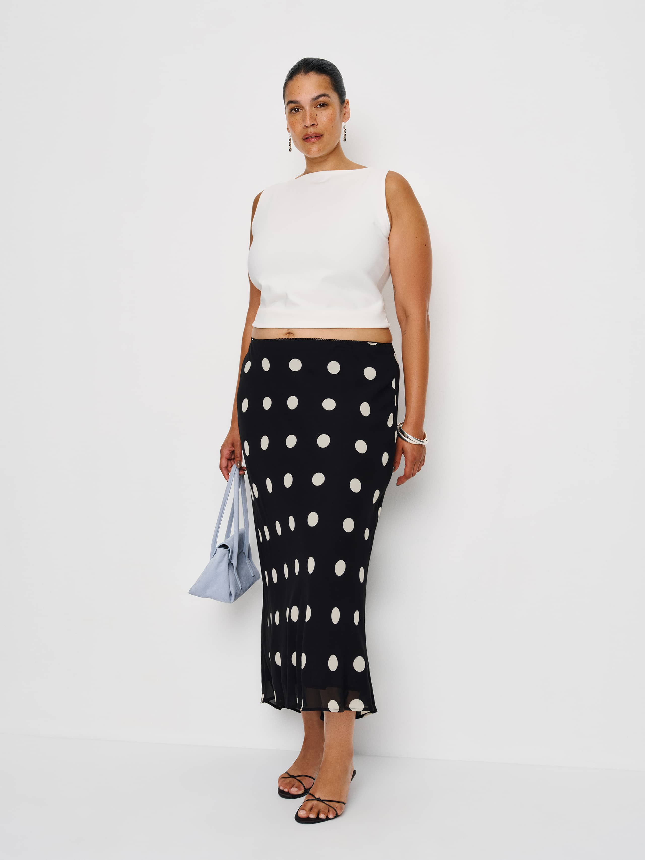 Reformation Layla Skirt Es Black Silk 16 | Reformation (Global)