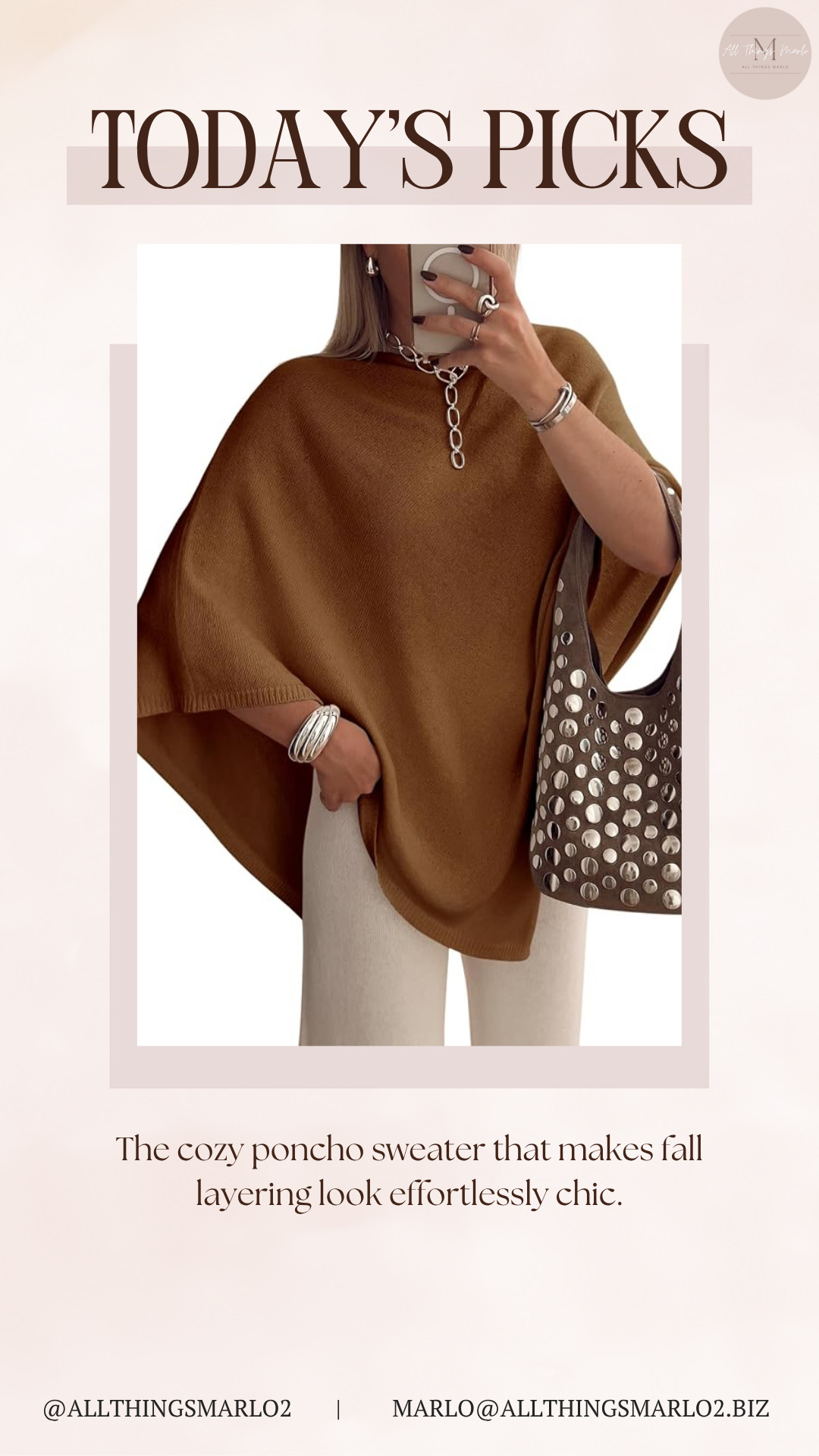The cozy poncho sweater that makes fall layering look effortlessly chic. 

 #LTKSeasonal #LTKWorkwear #LTKTravel