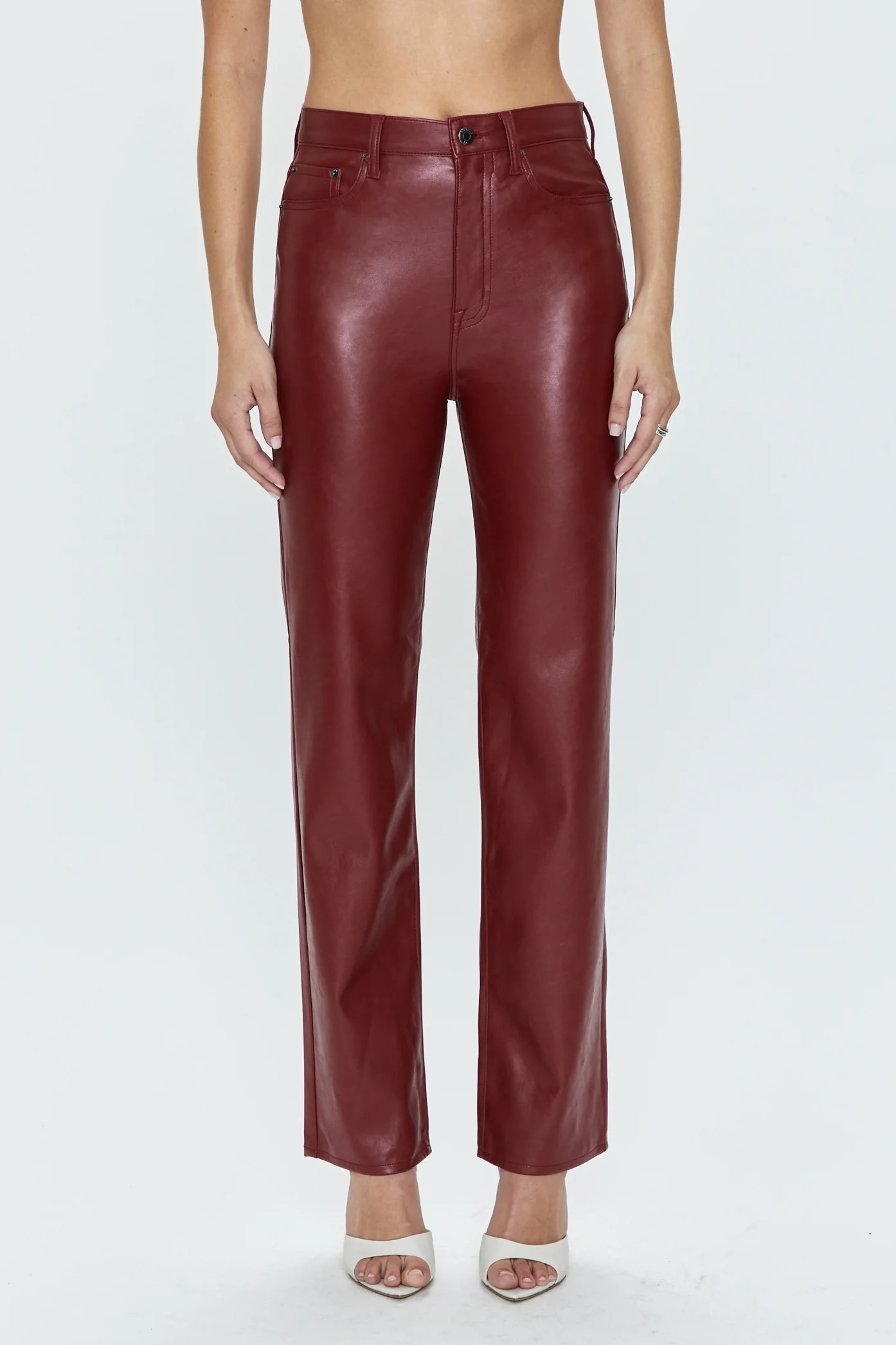 Cassie Super High Rise Straight - Carmine | Pistola Denim