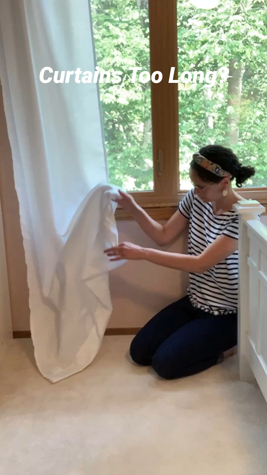 The lazy girl’s guide to shortening curtains! 😉 

This is such an easy way to get custom length curtains without sewing. I use this trick all the time!

Plus, these are my favorite budget curtains. The price cannot be beat! 

Will you try this hack?

home decor | tips and tricks | Walmart | window treatments | shades | curtains | home hacks 

#LTKWatchNow #LTKHome #LTKFindsUnder50