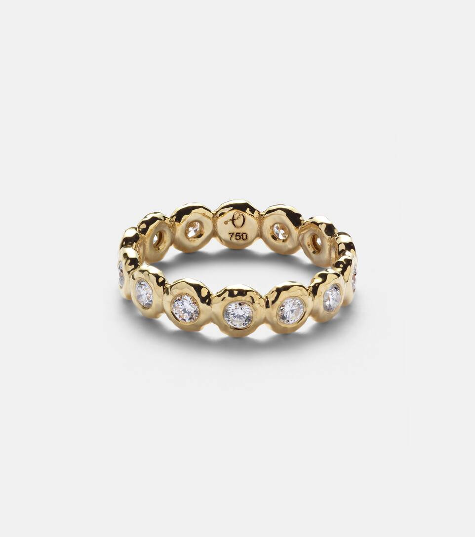 Nesting Gem 18kt gold eternity ring with diamonds | Mytheresa (US/CA)