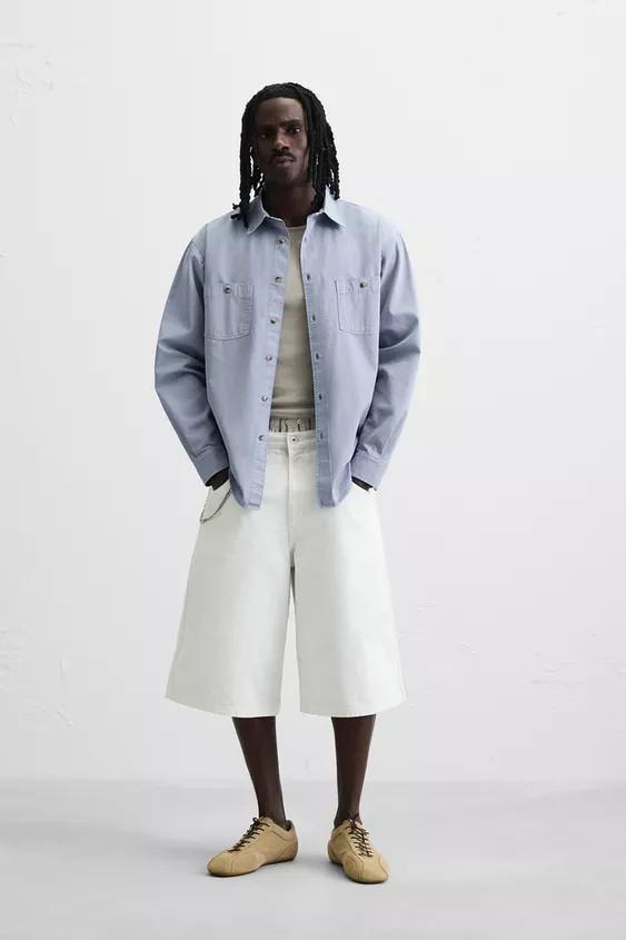 BERMUDA DENIM OVERSIZE-PASSFORM | Zara DE