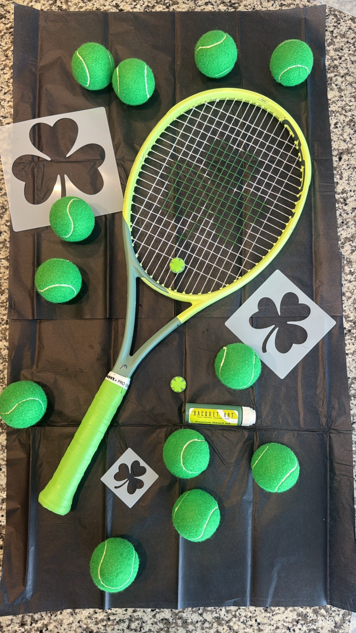 St. Patrick’s Day Racket Stenciling☘️🎾

#LTKParties #LTKSeasonal #LTKActive