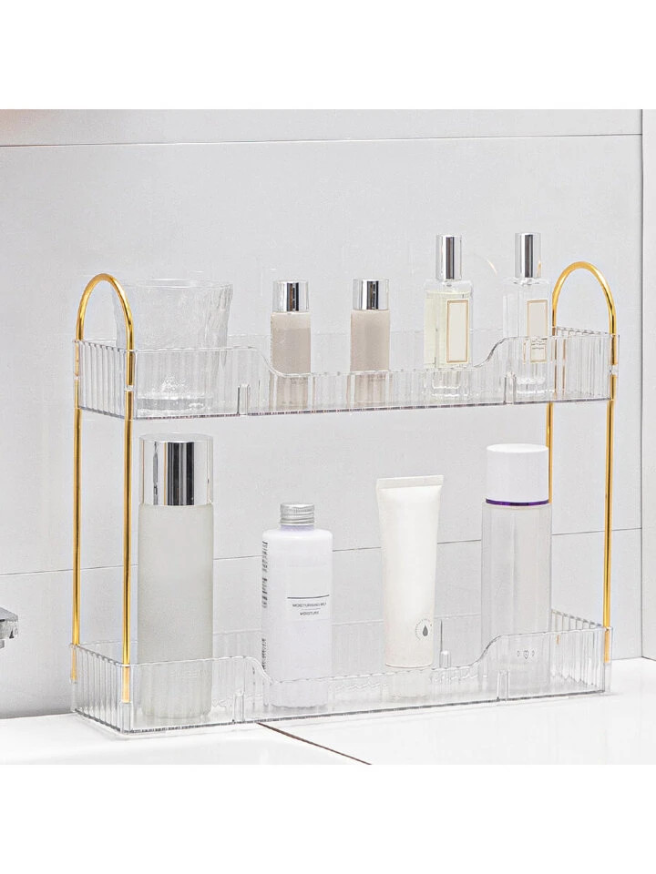 Bathroom Organizer Countertop Uses Premium Acrylic Tray, 2 Tier Bathroom Counter Organizer is Eas... | SHEIN